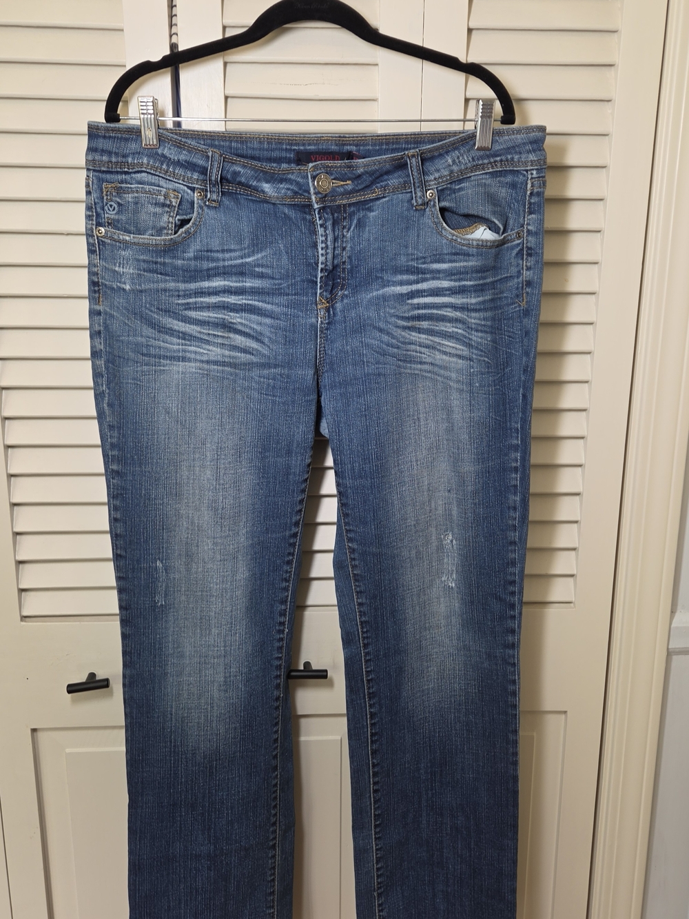 Vigold Medium Blue Straight Leg Jeans